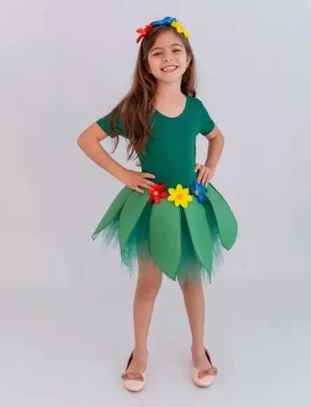 Fantasia Vitoria Regia Primavera Flores Infantil