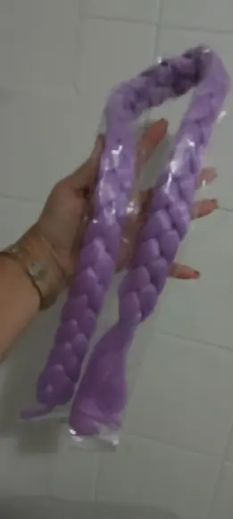 Guerreira Kpop Fantasia Rumi com Trança