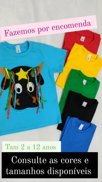 Kit Camisa bumba meu boi folclore + tiara tematica