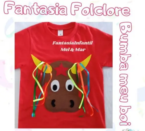Kit Camisa Bumba Meu Boi Folclore Boi Bumba Infantil