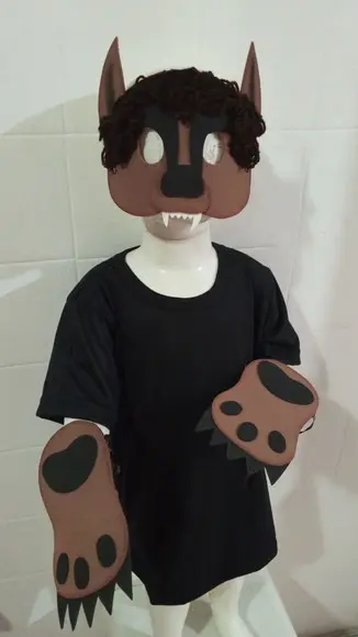 Kit Lobisomem com Camisa Folclore Livro Infantil