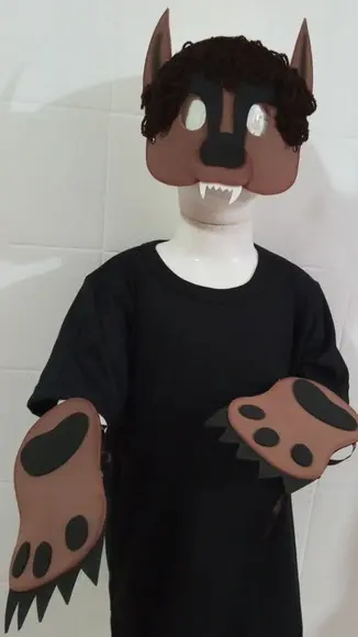 Kit Lobisomem com Camisa Folclore Livro Infantil