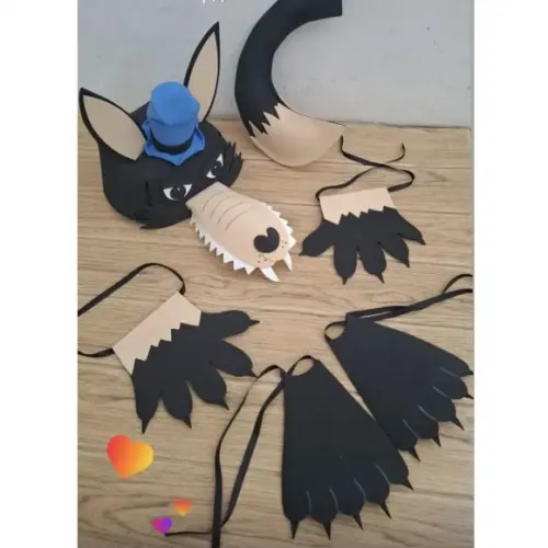 Lobo Folclore Acessório Livro Infantil