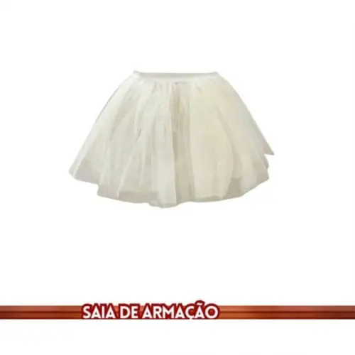 Saia de Armação Tule Brancotam P