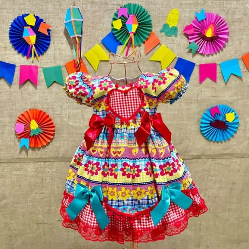 Vestido Caipira São João Junino