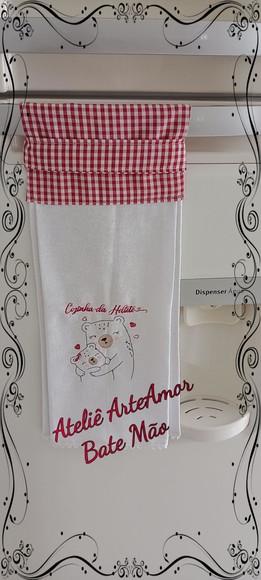 Bate Mão Bordado Personalizado!