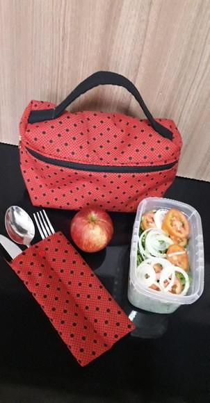 Bolsa para Marmita + Porta Talher