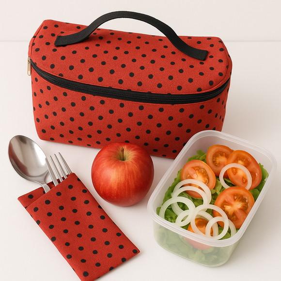 Bolsa para Marmita + Porta Talher