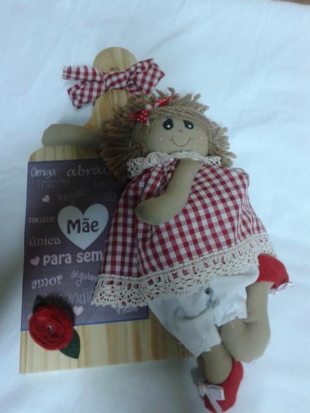 Boneca de Pano (Tábua Decorativa)
