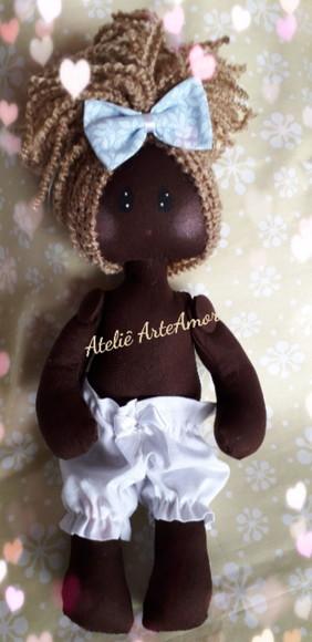 Boneca de Pano Anne - Troca de Roupa