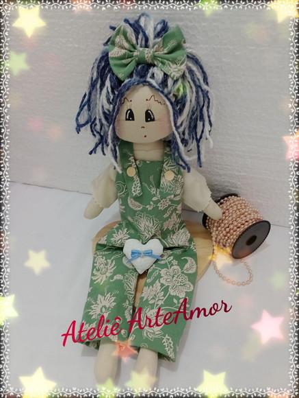 Boneca de Pano Maitê Podemos Personalizar o Nome da Criança