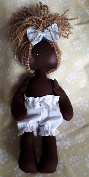 Boneca de Pano Negra Frete Grátis Por Estado (de Pano)