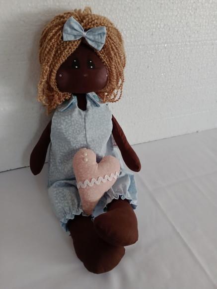 Boneca de Pano Negra Frete Grátis Por Estado (de Pano)
