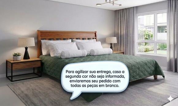 Kit 4 Fronhas e 2 Capas para Rolinho - Personalizado 2 Cores