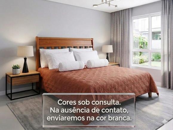 Kit 4 Fronhas e 2 Capas para Rolinho Cama Posta
