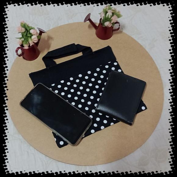 Kit Lixinho, Porta Celular e Carteira para Carro 3 Peças