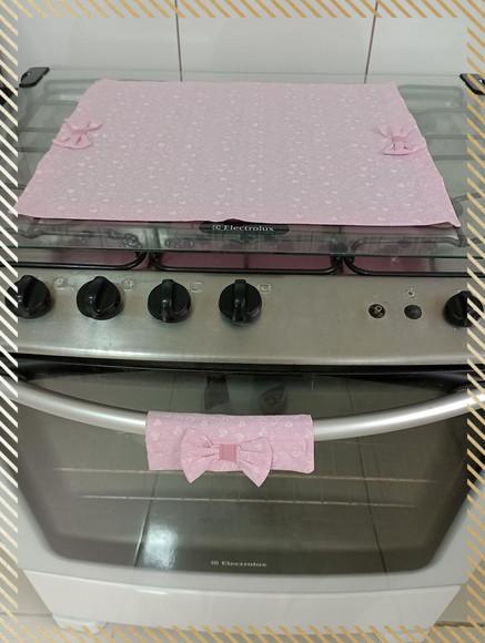 Kit Panô para Fogão + Protetor Puxador de Forno