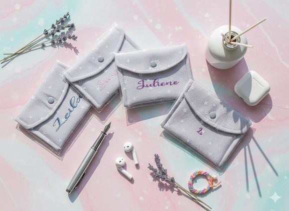 Lembrancinha Mini Carteira Personalizada Tecido multiuso
