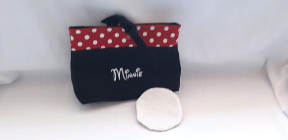 Necessaire Bordada + Ecopads Dia das Mães