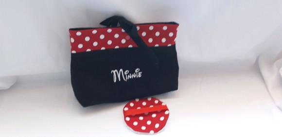 Necessaire Bordada + Ecopads Dia das Mães