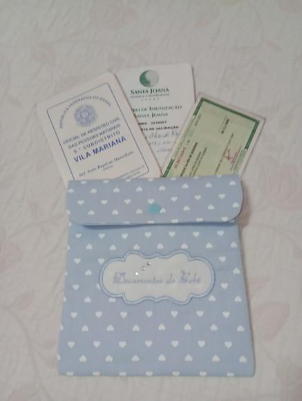 Porta Documentos do Bebê
