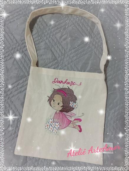 Sacolinha Algodão Cru Infantil