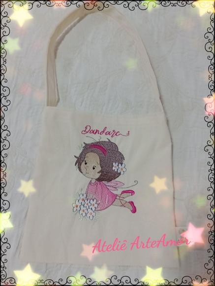 Sacolinha Algodão Cru Infantil