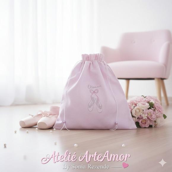 Saquinho Ballet Impermeável Personalizado-edição Exclusiva
