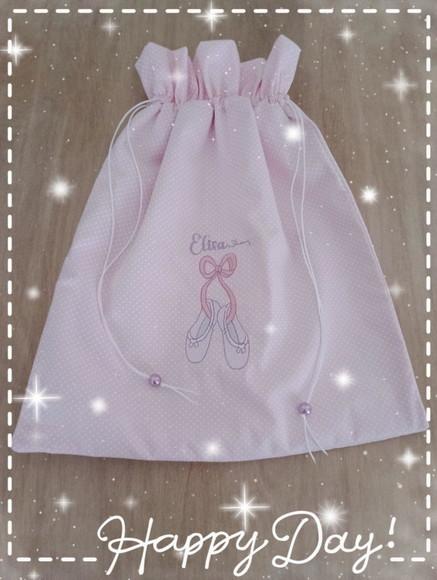 Saquinho Ballet Impermeável Personalizado-edição Exclusiva