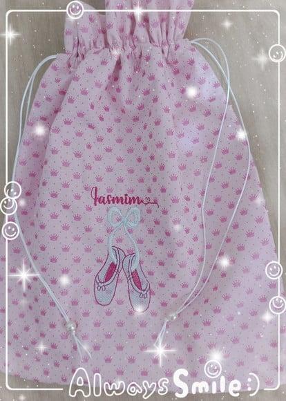 Saquinho para Ballet, Natação... Personalizado - Organizador