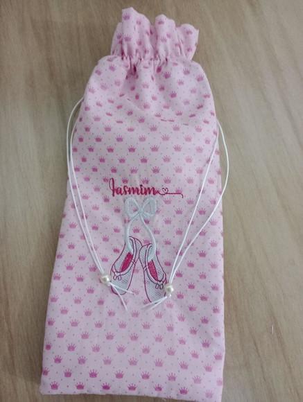 Saquinho para Ballet, Natação... Personalizado - Organizador
