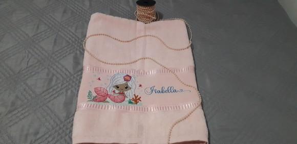 Toalha Infantil Personalizada - Sereia