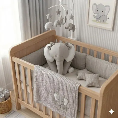 Almofada Elefante Decoração Quarto Bebê
