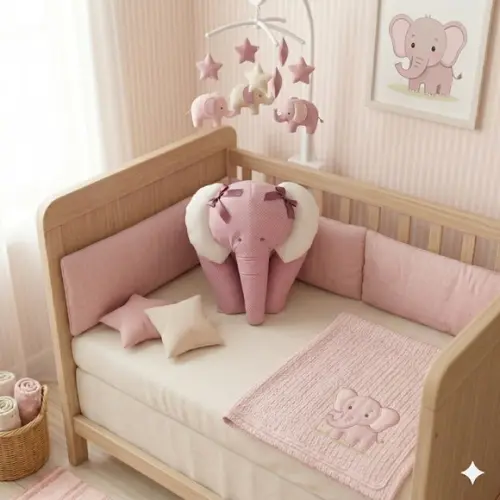 Almofada Elefante Decoração Quarto Bebê