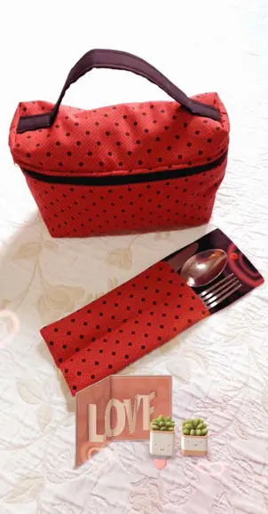 Bolsa para Marmita + Porta Talher