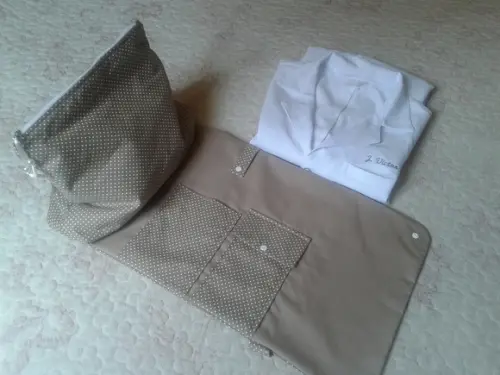 Bolsa Porta Jaleco/estetoscópio em Tecido Tricoline