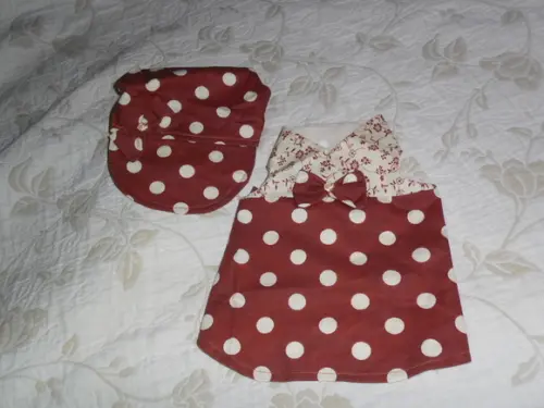 Boné E Vestido Pet Cap And Dress