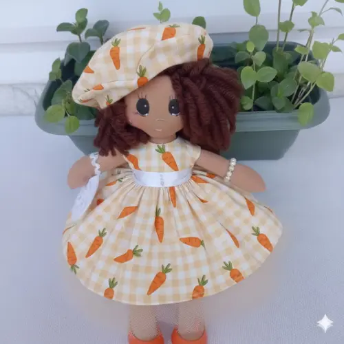 Boneca de Pano para Páscoa 35 cm Personalizado!