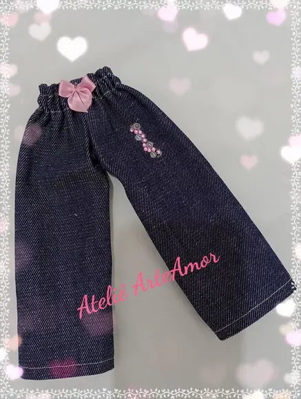 Calça Jeans para Boneca - Troque o Celular pelo Brinquedo