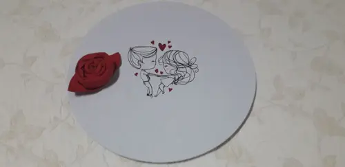 Capa Sousplat Personalizado Dia dos Namorados