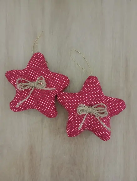 Enfeite de Natal - Arvore Estrela Coração...