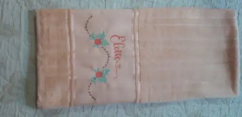Jogo de Toalhas Bordada Banho e Rosto Personalizada