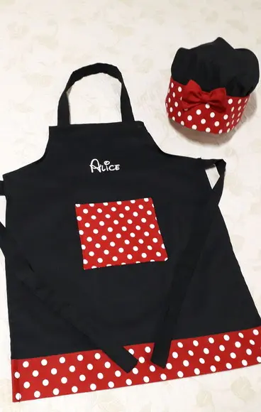 Kit Mini Chefe - Avental/touca Culinária Infantil