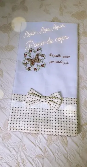 Kit Pano de Copa presente natal