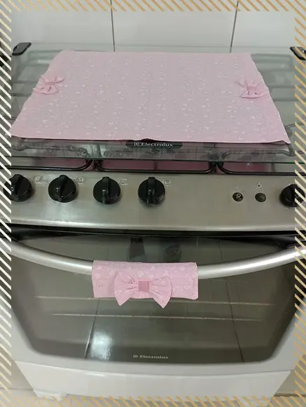 Kit Panô para Fogão + Protetor Puxador de Forno