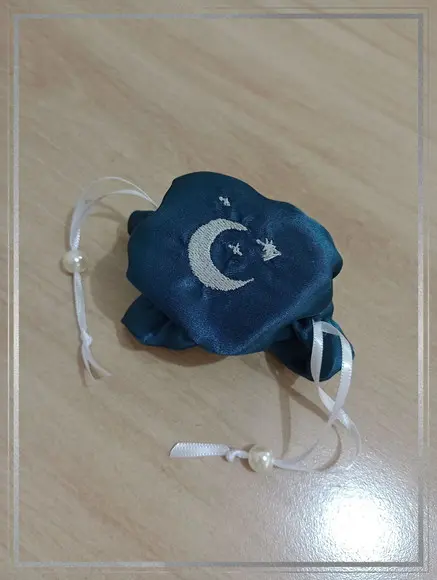 Mini Porta Joias em Cetim Personalizado