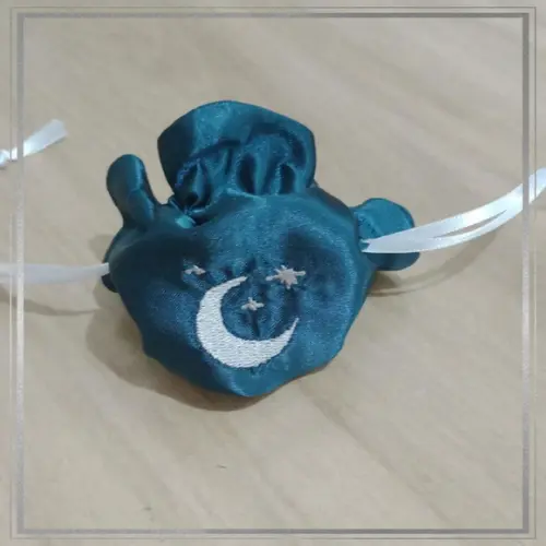 Mini Porta Joias em Cetim Personalizado