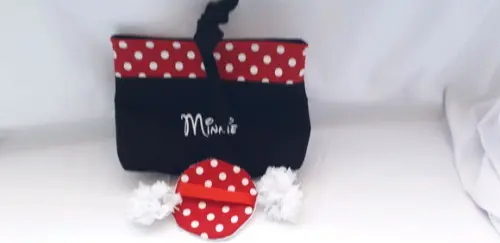 Necessaire Bordada + Ecopads Dia das Mães