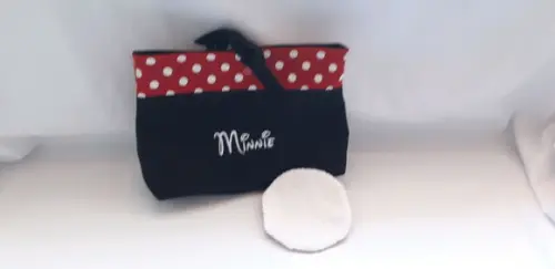 Necessaire Bordada + Ecopads Dia das Mães