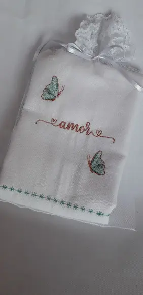 Pano de Prato Personalizado Dia das Mães Kit